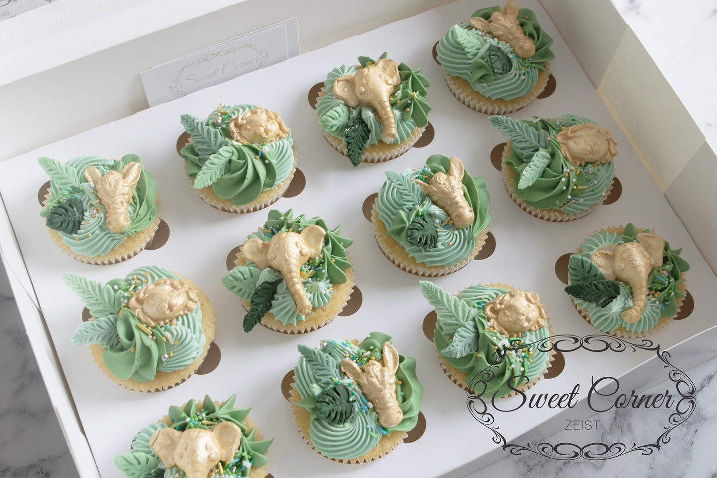 jungle safari thema cupcakes online bestellen zeist driebergen bunnik de bilt doorn woudenberg huis-ter-heide bilthoven utrecht houten