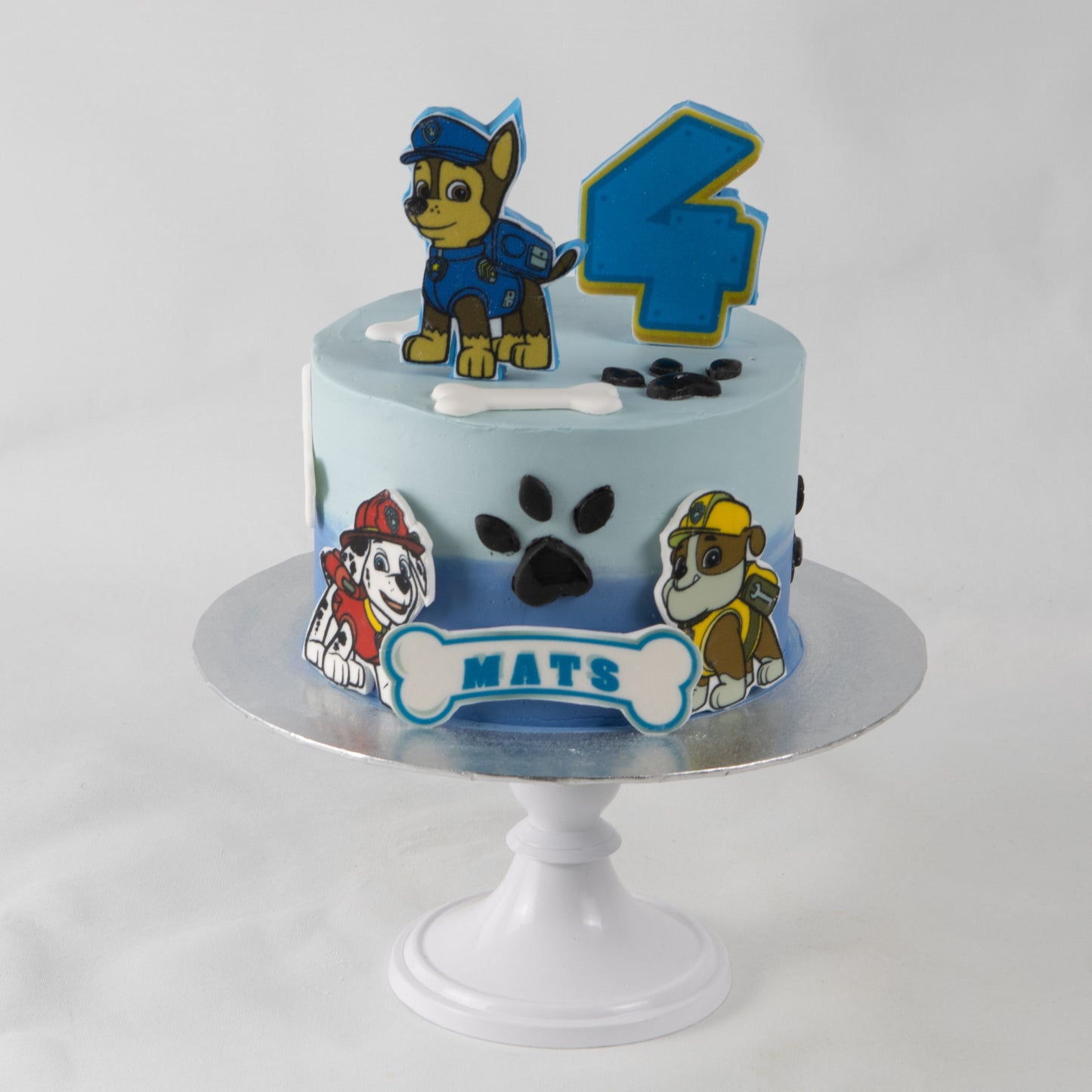 paw patrol chase rubble marshall taart kindertaart bestellen zeist utrecht bezorgen driebergen den dolder soesterberg huis ter heide houten verjaardagstaart pups hond bakkerij bakker