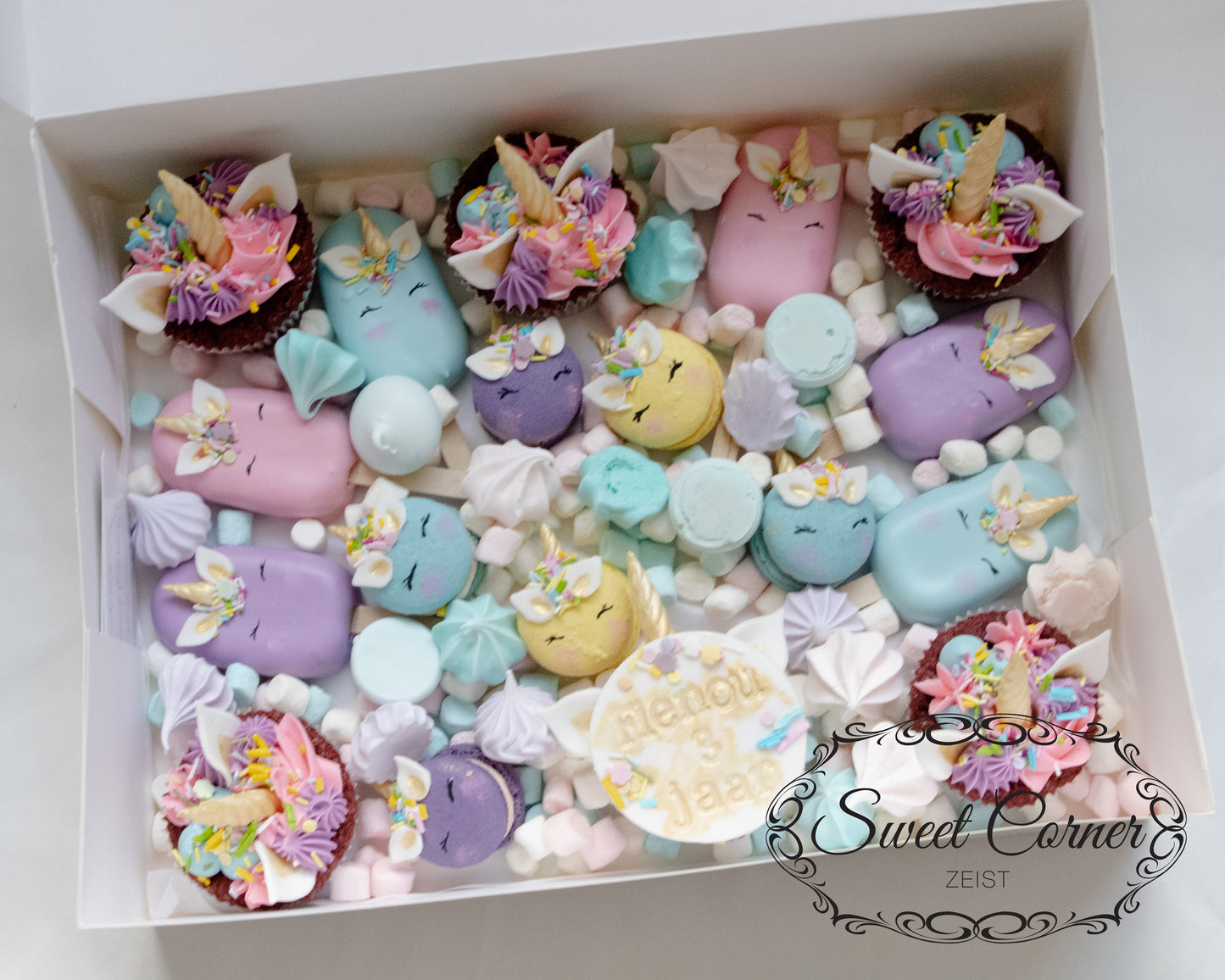Thema sweetbox (met bento taart of cupcakes)