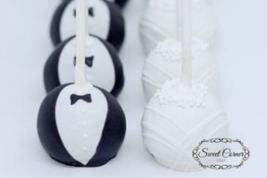 Bruid bruidegom cakepops bestellen