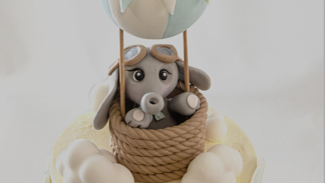 kindertaart baby luchtballon geboorte olifant bestellen zeist utrecht