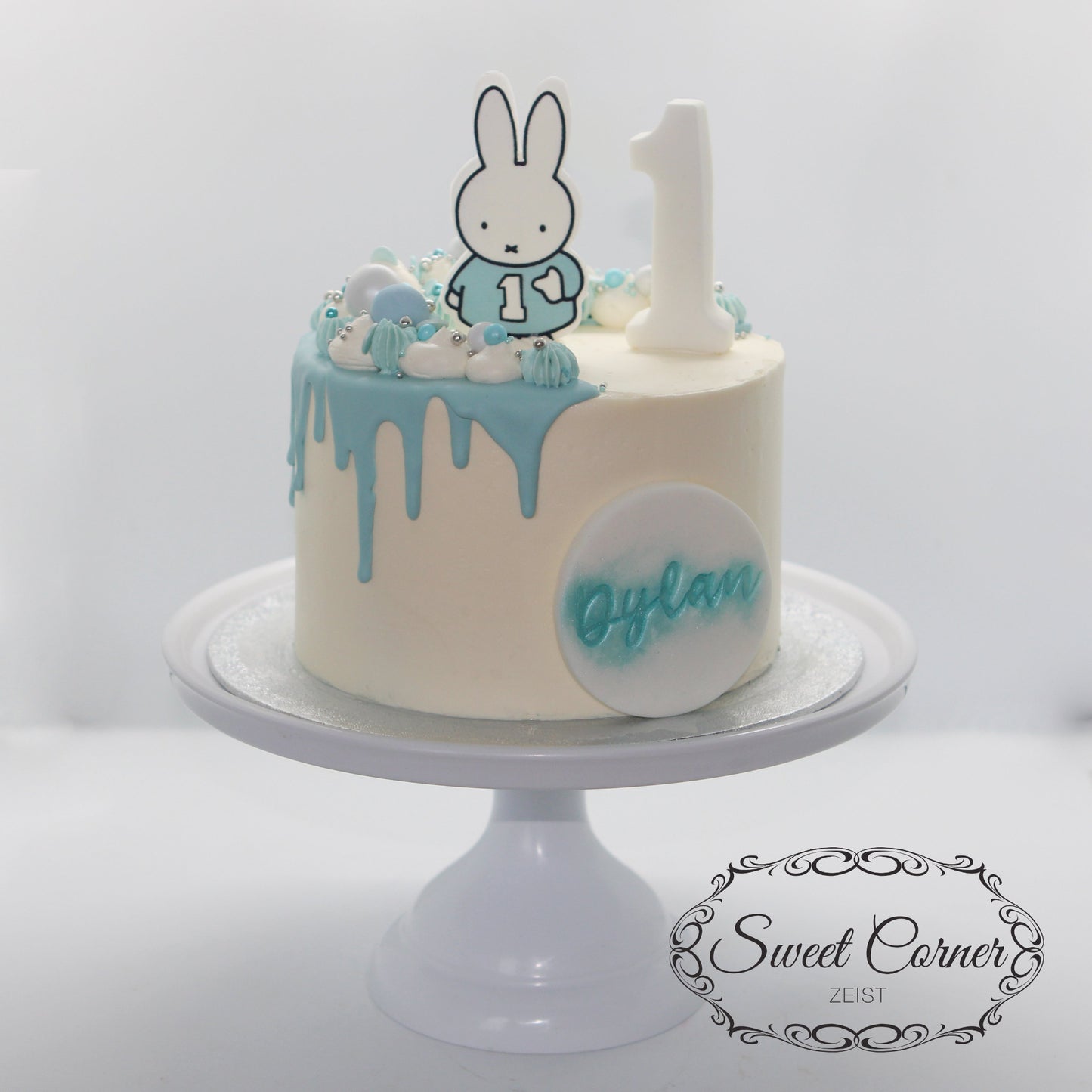 Nijntje verjaardagstaart handgemaakt voor 1e verjaardag