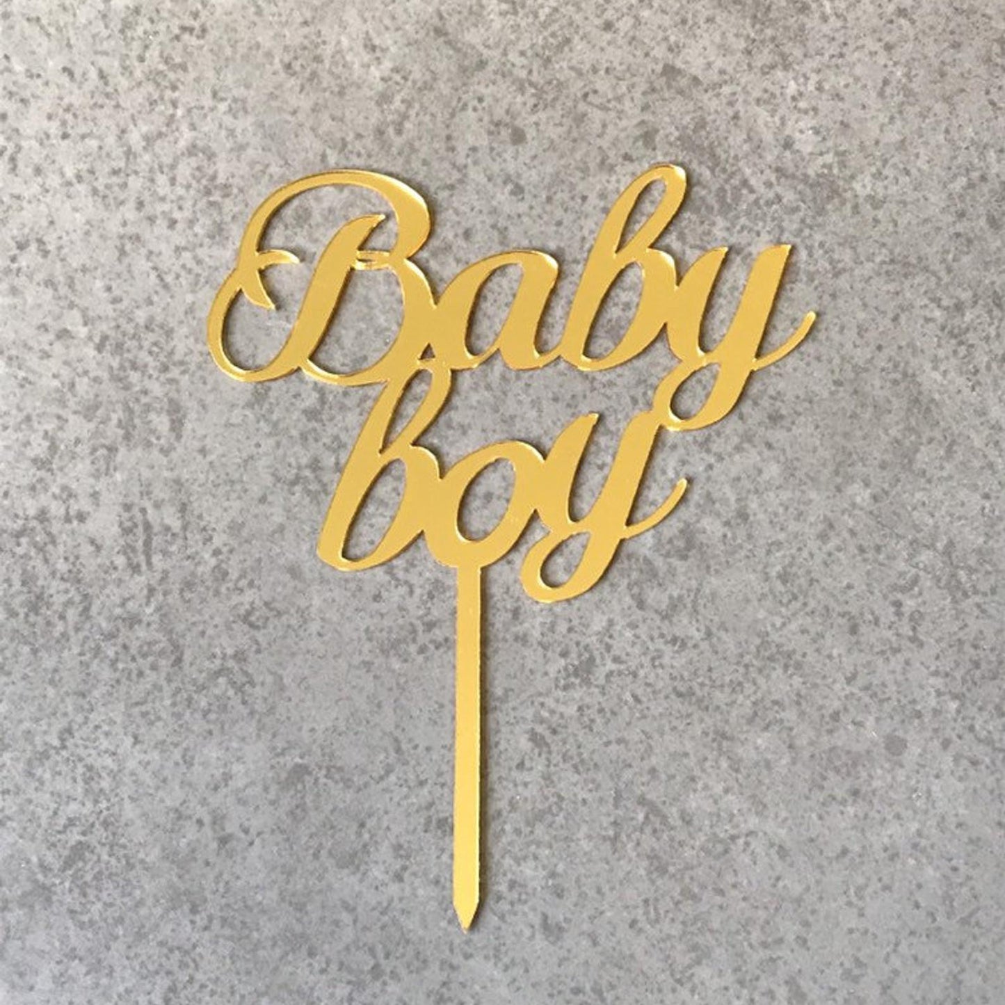 Acryl taarttopper "Baby boy"