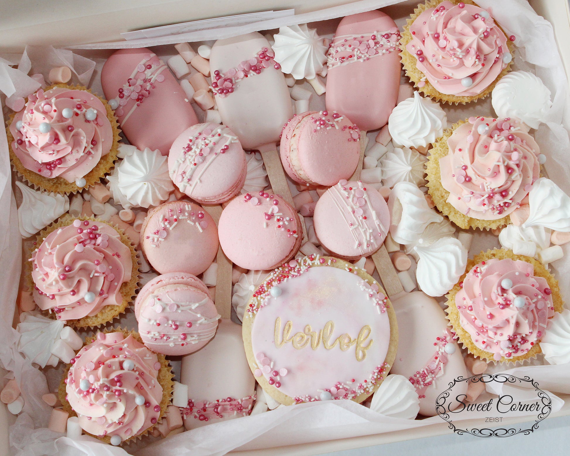 babyshower geboorte cupcakes macarons sweetbox traktatie online bestellen zeist driebergen soesterberg utrecht houten odijk austerlitz high tea